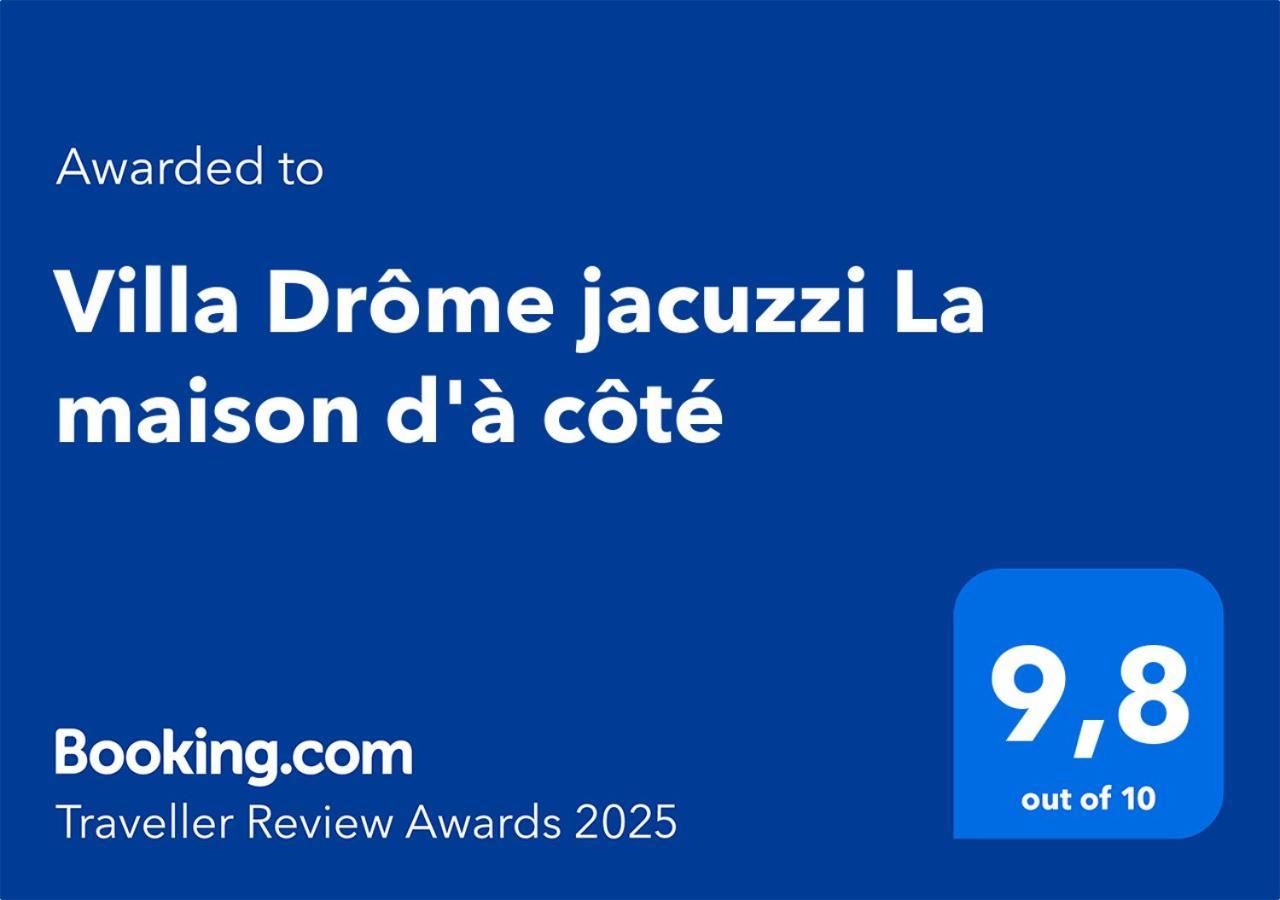 Villa Drome Jacuzzi La Maison D'A Cote Chatuzange-le-Goubet Extérieur photo